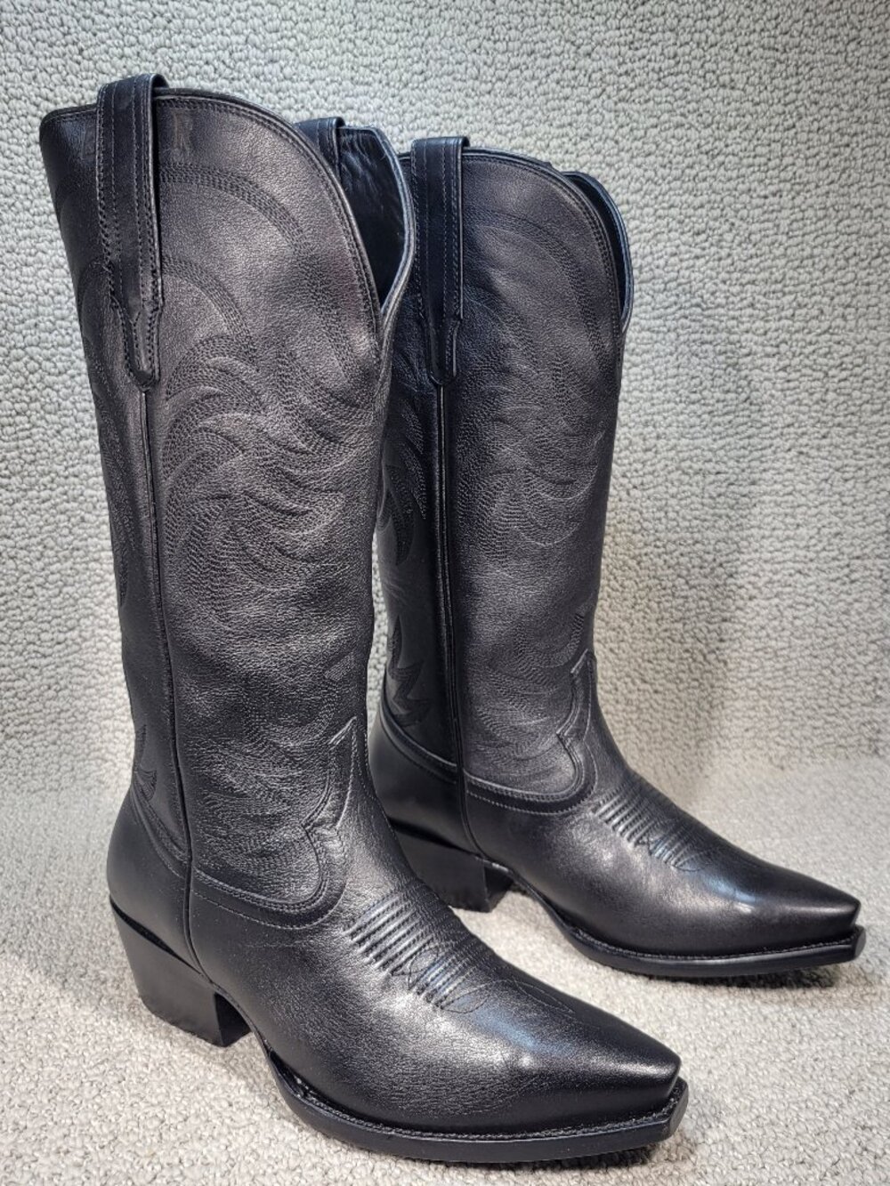 Tecovas The Annie Women's US Size 8 BW Midnight Cowhide Cowgirl Boots